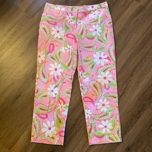 Vintage Lilly Pulitzer Cropped Pants